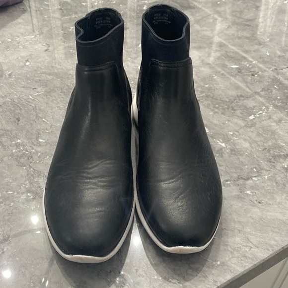 New Cole Haan leather booties. Rain resistant. - Picture 1 of 3
